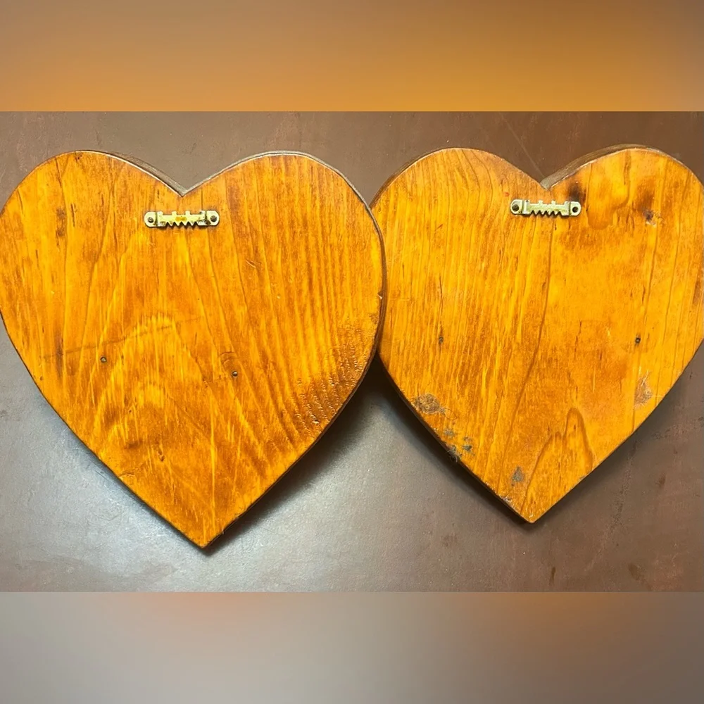 Heart-Shaped Wooden Wall Shelves